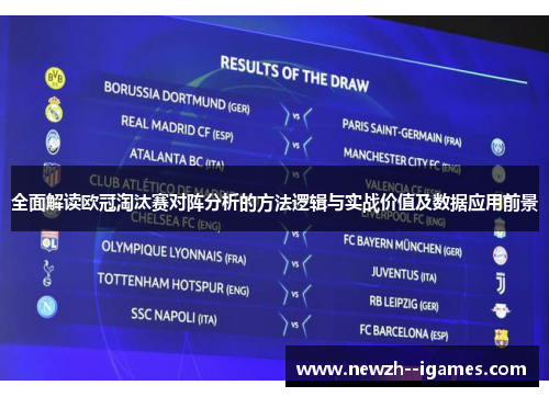 全面解读欧冠淘汰赛对阵分析的方法逻辑与实战价值及数据应用前景 全面解读欧冠淘汰赛对阵分析的方法逻辑与实战价值及数据应用前景